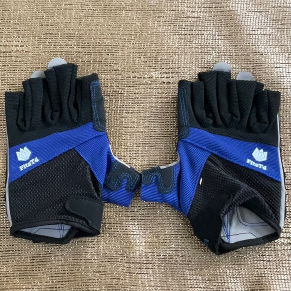 FitsT4 Other - Women & Kids FitsT4 Sailing Gloves, Blue/Black, Large